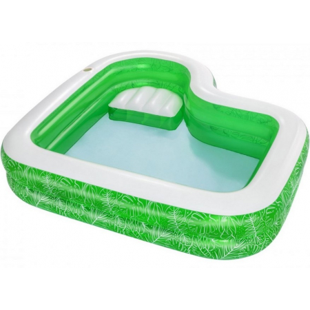 Basen dmuchany Bestway 54336 231x231cm 282 l fotel